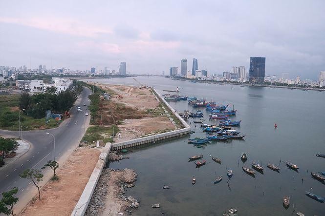 Hai dự án lấn sông Hàn xôn xao dư luận thời gian dài. Ảnh: Nguyễn Thành