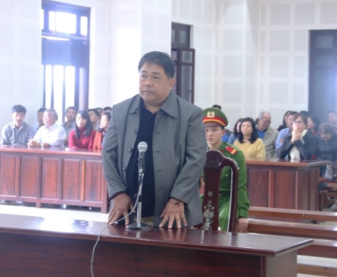 Bị cáo Đào Tấn Cường tại phiên tòa. Ảnh: Nguyễn Thành