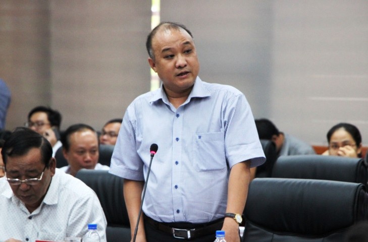 Ông Lê Quang Nam, Giám đốc Sở TN&MT thành phố Đà Nẵng thông tin về sự việc. 