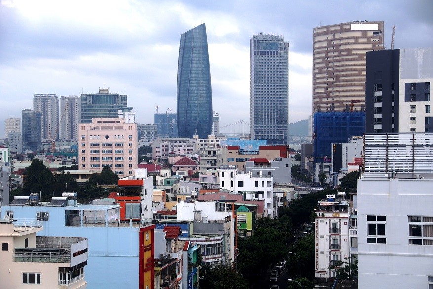 Một góc trung tâm thành phố Đà Nẵng. Ảnh: Nguyễn Thành