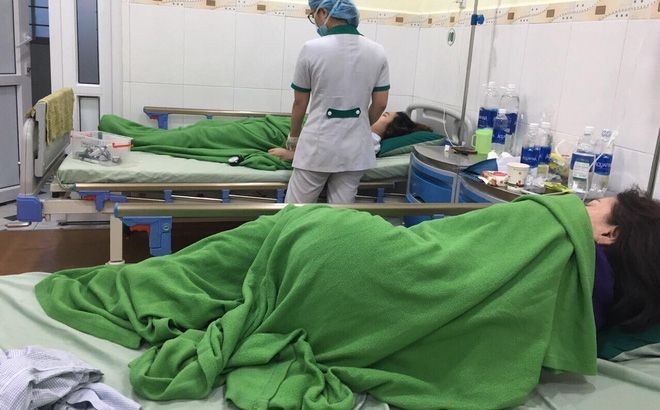 Các bệnh nhân trong vụ ngộ độc tập thể ngày 10/8 ở Đà Nẵng. Anh: T.T.T