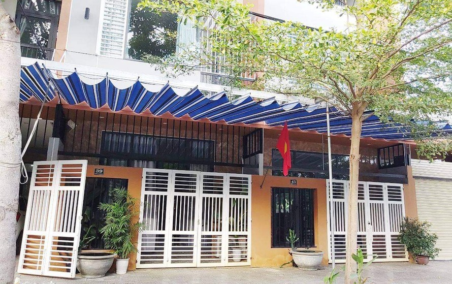Nhà số 39 Dương Tử Giang, nơi nhóm người Trung Quốc thuê lưu trú.