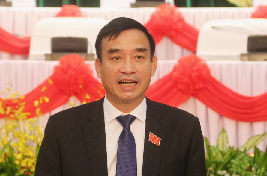 Ông Lê Trung Chinh, được HĐND TP Đà Nẵng bầu làm Chủ tịch UBND TP Đà Nẵng. Ảnh: Nguyễn Thành
