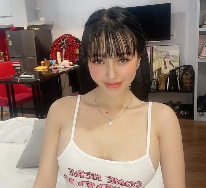 Hotgirl Trương Thị Kiều Trang trước khi bị bắt. 