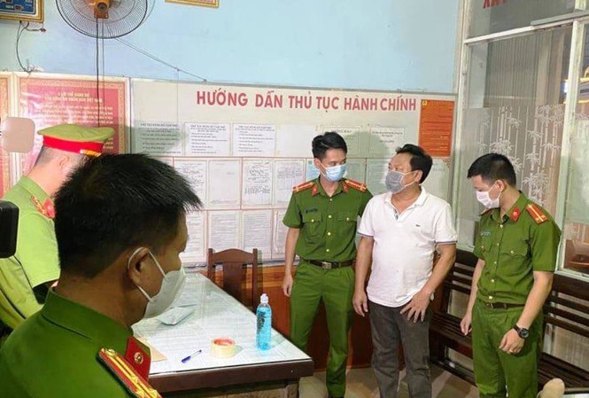 Công an TP Đà Nẵng thực hiện lệnh bắt đại gia Phạm Thanh hồi tháng 9/2020. 