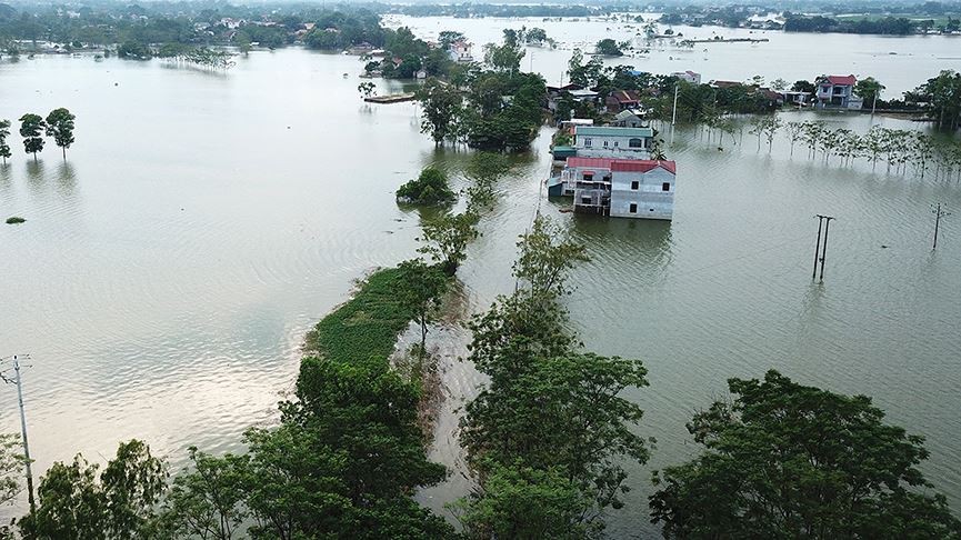 Hà Nội nguy cơ ngập lụt do mưa lớn trong những ngày tới (Ảnh: Mạnh Thắng)