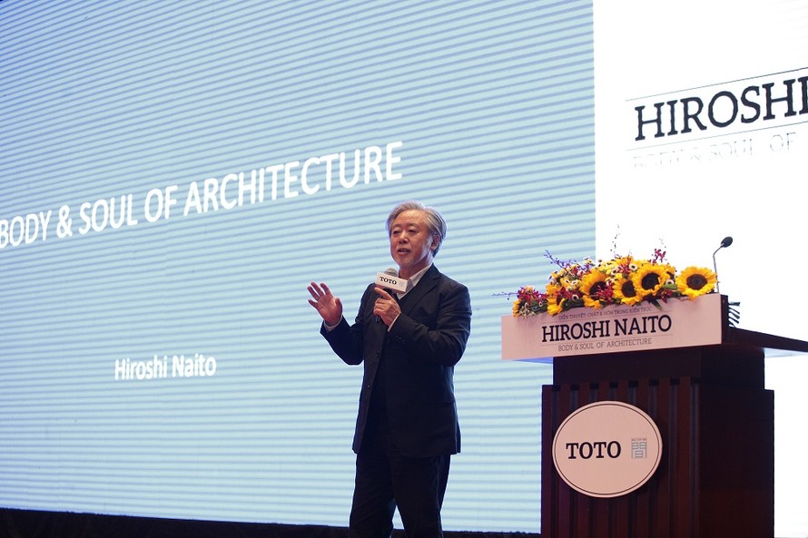 Kiến trúc sư Hiroshi Naito diễn thuyết về chủ đề "Chất và Hồn trong kiến trúc" 
