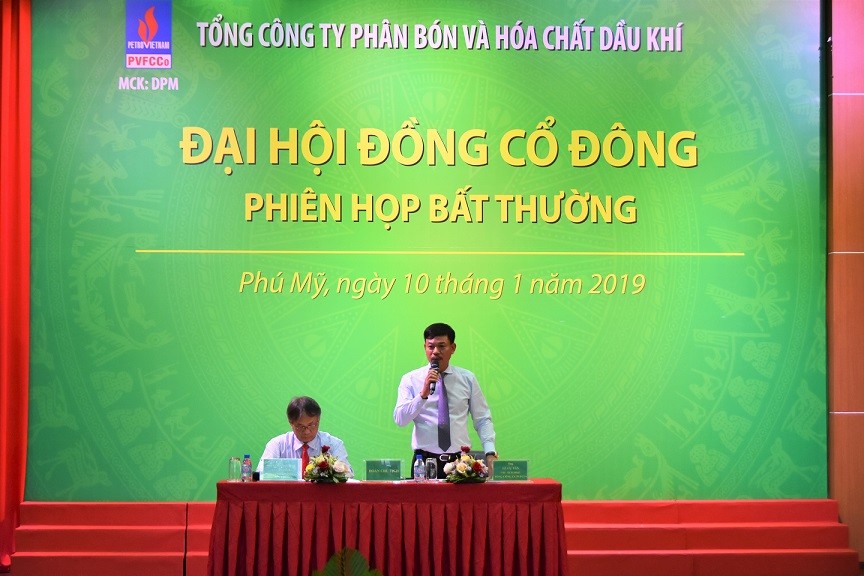 Ông Nguyễn Tiến Vinh trở thành tân Chủ tịch HĐQT, còn ông Lê Cự Tân làm Tổng giám đốc Tổng công ty Phân bón và Hóa chất Dầu khí (PVFCCo)