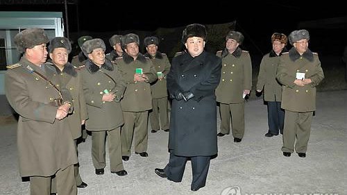 Ông Kim Jong Un đến thăm một đơn vị quân sự
