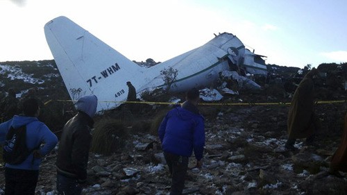 Hiện trường vụ tai nạn máy bay ở Algeria năm 2014