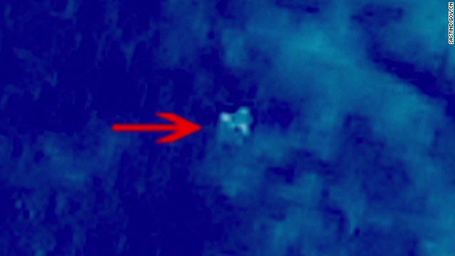 Hình ảnh vật thể lạ nhìn từ vệ tinh do Trung Quôc cung cấp