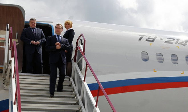 Thủ tướng Nga Dmitry Medvedev đã tới Crimea.