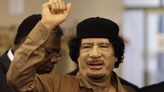Đại tá Muammar Gaddafi. cựu lãnh đạo Libya