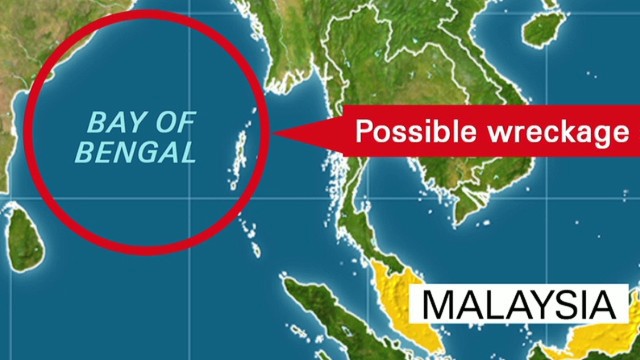 Công ty GeoResonance tuyên bố tìm thấy mảnh vỡ MH370 ở Vịnh Bengal