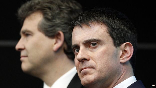 Thủ tướng Pháp Manuel Valls vừa đệ đơn từ chức