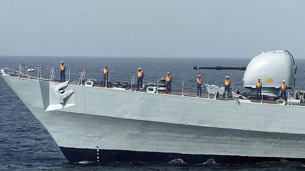 Một tàu chiến của Hải quân Pakistan