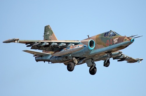 Một chiếc Su-25 do Nga sản xuất.