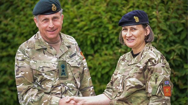 Bà Susan Ridge được thăng hàm thiếu tướng của quân đội Anh