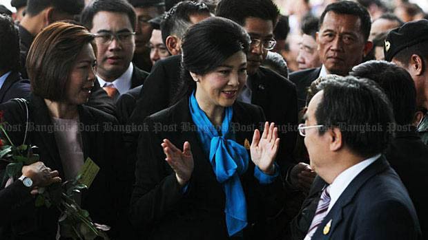 Cựu Thủ tướng Thái Lan Yingluck Shinawatra xuất hiện tại tòa hôm 31/8
