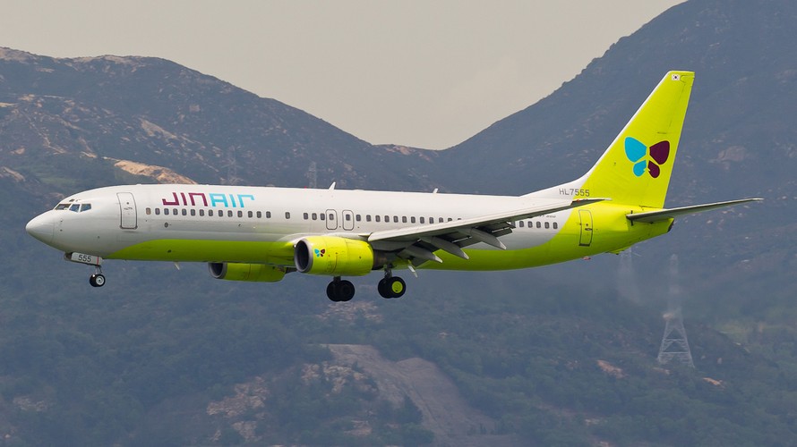 Một chiếc máy bay của hãng hàng không Jin Air
