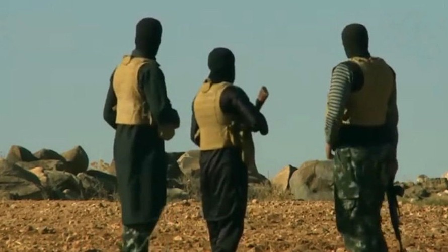 Các chiến binh của tổ chức khủng bố Nhà nước Hồi giáo tự xưng (IS) 