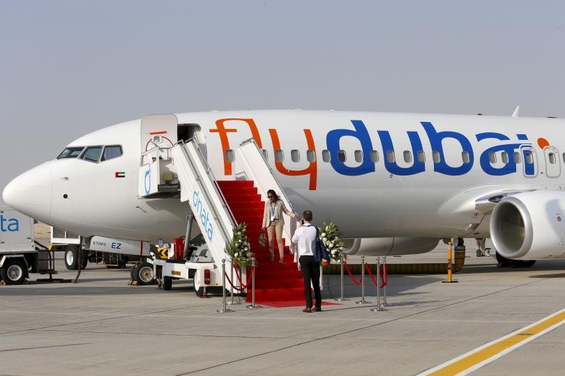 Một chiếc máy bay của Flydubai