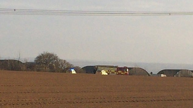 Cánh đồng ở Essex, nơi vụ tai nạn xảy ra