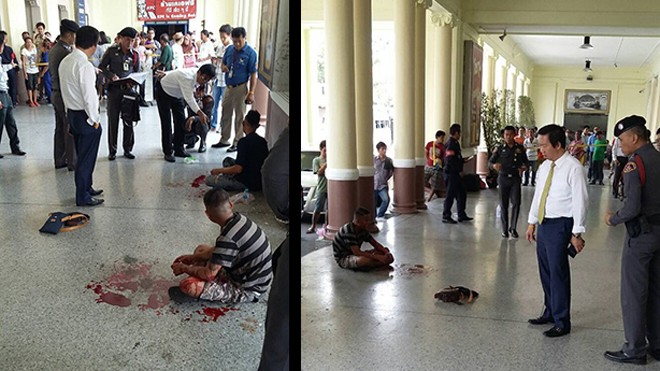 Hành khách bị thương trong vụ nổ ở nhà ga Hua Lamphong