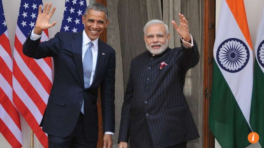 Bộ vest đắt giá Thủ tướng Ấn Độ Narendra Modi từng mặc khi đón tiếp Tổng thống Mỹ Barack Obama.