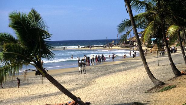 Bãi biển Kerala, miền nam Ấn Độ, nơi vụ tấn công kinh hoàng vừa xảy ra