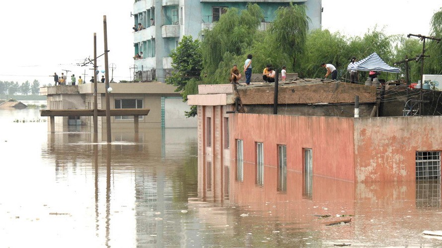 Đây là trận lũ lụt khủng khiếp nhất trong nhiều thập kỉ ở Triều Tiên