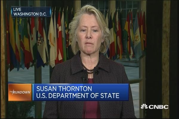 Quyền Trợ lý Ngoại trưởng Mỹ Susan Thornton