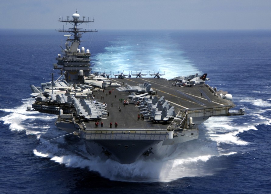 Tàu sân bay USS Carl Vinson của Mỹ sẽ đến bán đảo Triều Tiên chỉ trong vài ngày tới.