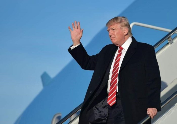 Tổng thống Mỹ Donald Trump lên đường đi Sinagpore dự Hội nghị Thượng đỉnh Mỹ-Triều. Ảnh: ABC News