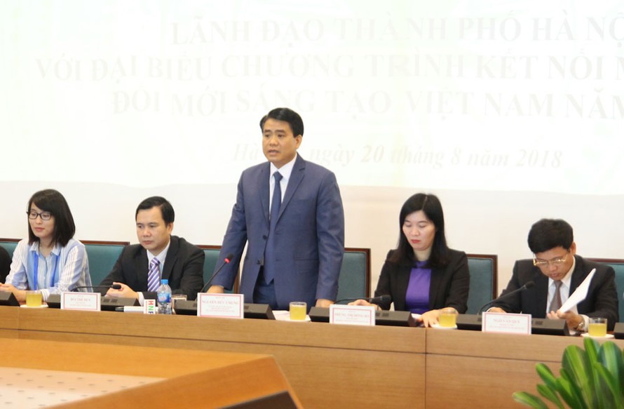 Chủ tịch UBND TP Hà Nội cam kết sẽ tạo điều kiện tối đa cho các nhà khoa học phát huy trí tuệ