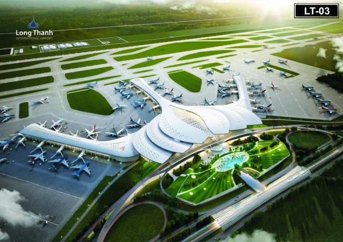 Mô hình thiết kế Sân bay Long Thành lấy cảm hứng từ hình ảnh hoa sen