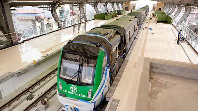 Đường sắt Cát Linh -Hà Đông, một trong những dự án do doanh nghiệp Trung Quốc làm tổng thầu