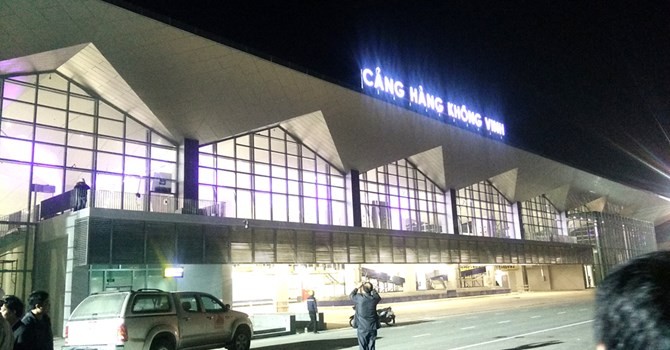 Sân bay Vinh - một trong những nơi bị ảnh hưởng bởi bão số 10