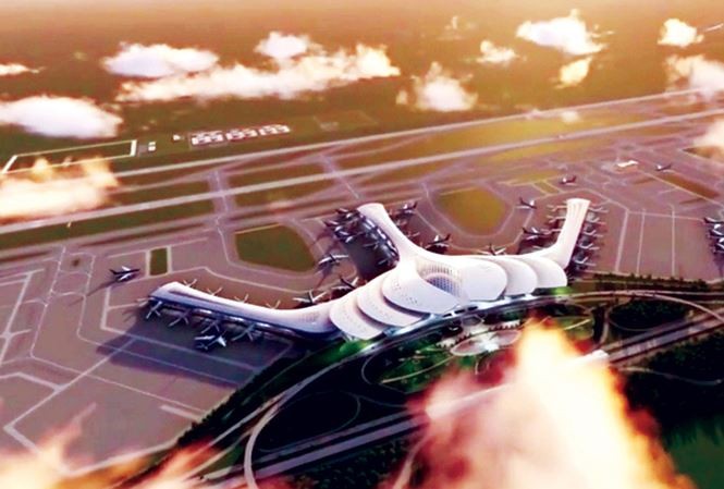 Mô hình sân bay Long Thành