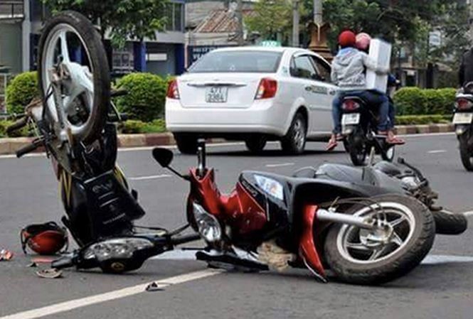 Tai nạn giao thông năm 2017 giảm cả 3 tiêu chí so với năm 2016. Ảnh minh hoạ.