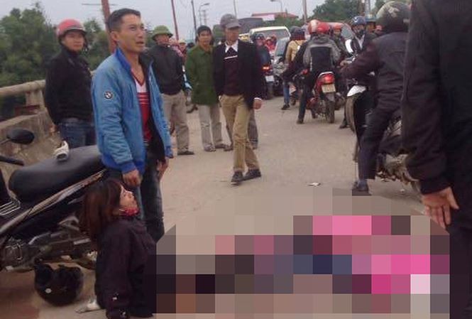 Hiện trường vụ tai nạn thương tâm tại Phú Bình, Thái Nguyên khiến hai trẻ nhỏ tử vong