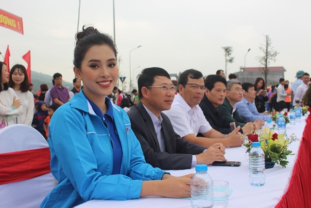 Hoa hậu Trần Tiểu Vy tại sự kiện