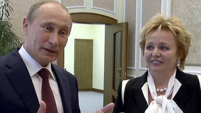 Tổng thống Putin và bà Lyudmila.