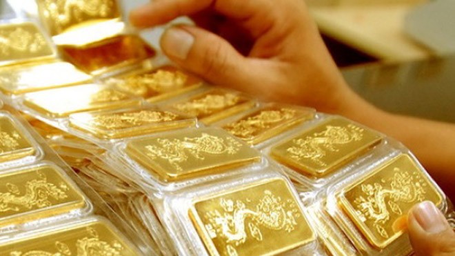 Vàng trong nước cao hơn thế giới 4,3 triệu đồng