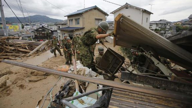 Lở đất kinh hoàng tại Nhật Bản, ít nhất 27 người thiệt mạng