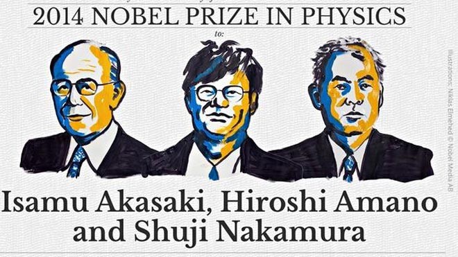 Nhật Bản và Mỹ thắng giải Nobel Vật lý 2014