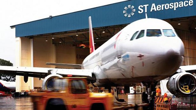 Cơ sở của ST Aerospace tại sân bay Seletar (Ảnh: Straitimes)