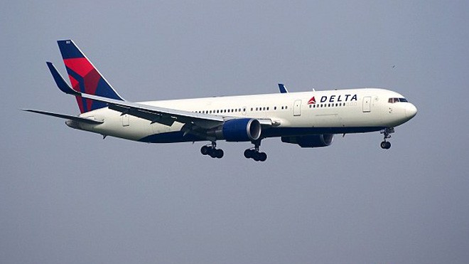Một máy bay của hãng hàng không Delta Airlines. 