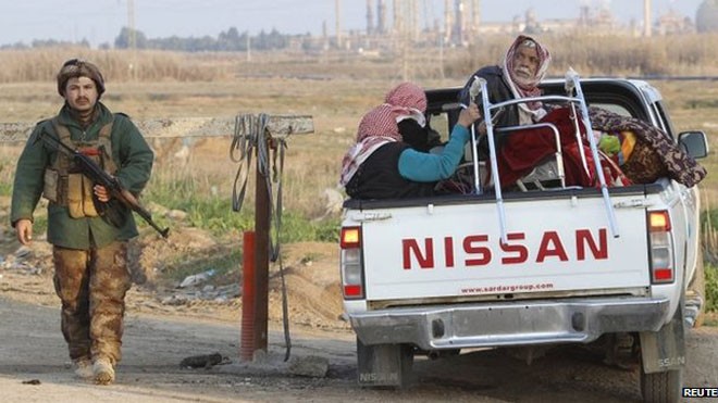 Khoảng 350 thành viên bộ tộc Yazidi được trả tự do (Ảnh: BBC)