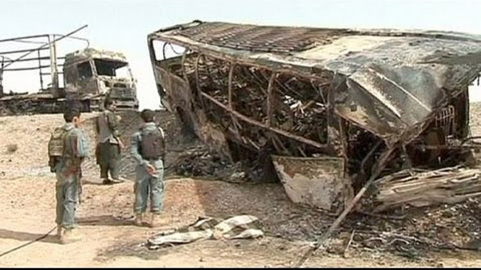 Một vụ tai nạn xe buýt tại Afghanistan